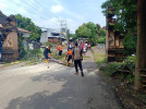 Titik Ketiga Penanganan Bencana di Sabtu (16/3) Pohon Yang Berpotensi Membahayakan di Desa Anturan.