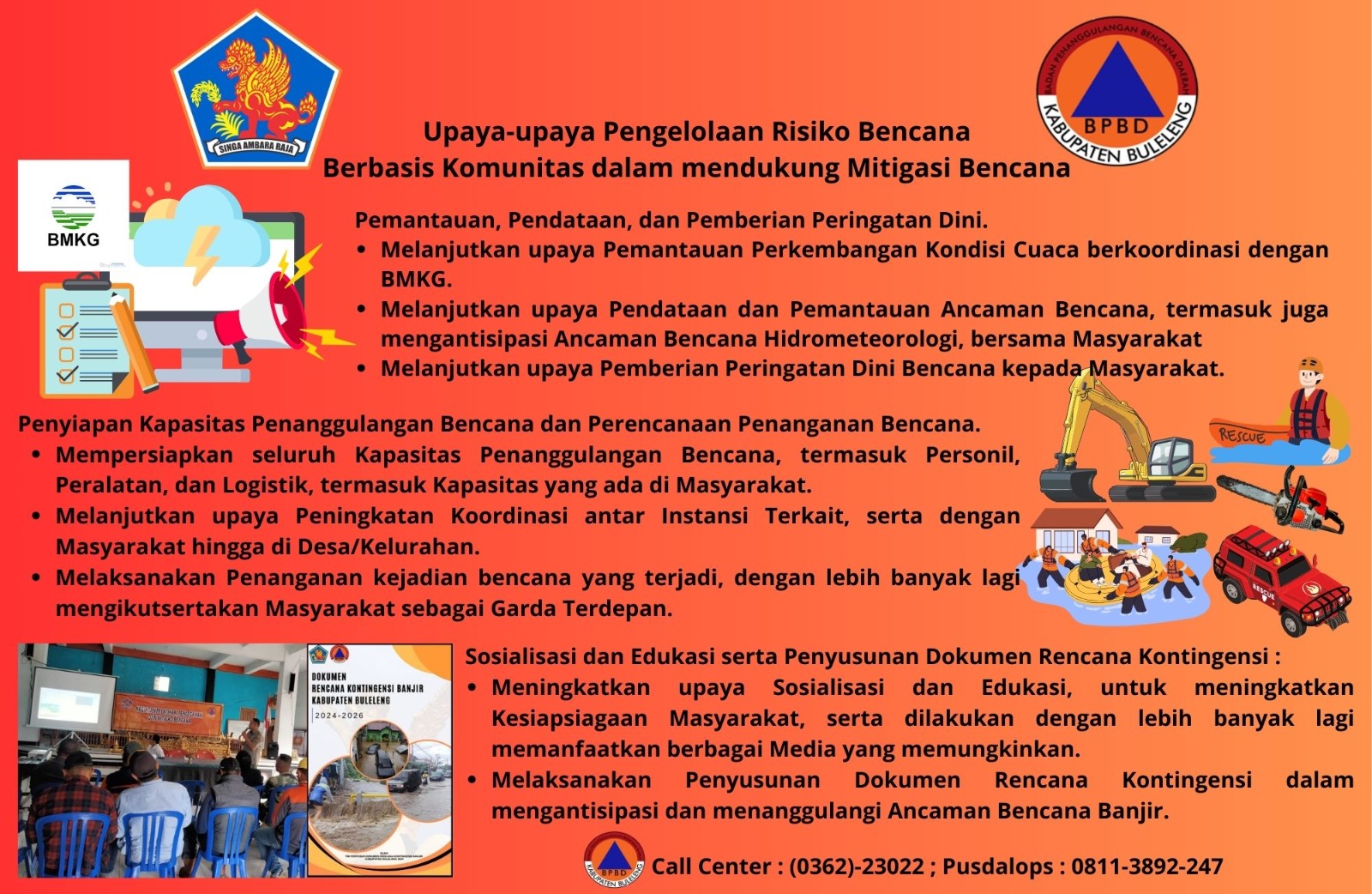 Upaya-Upaya Pengelolaan Risiko Bencana Berbasis Komunitas dalam Mendukung Mitigasi Bencana