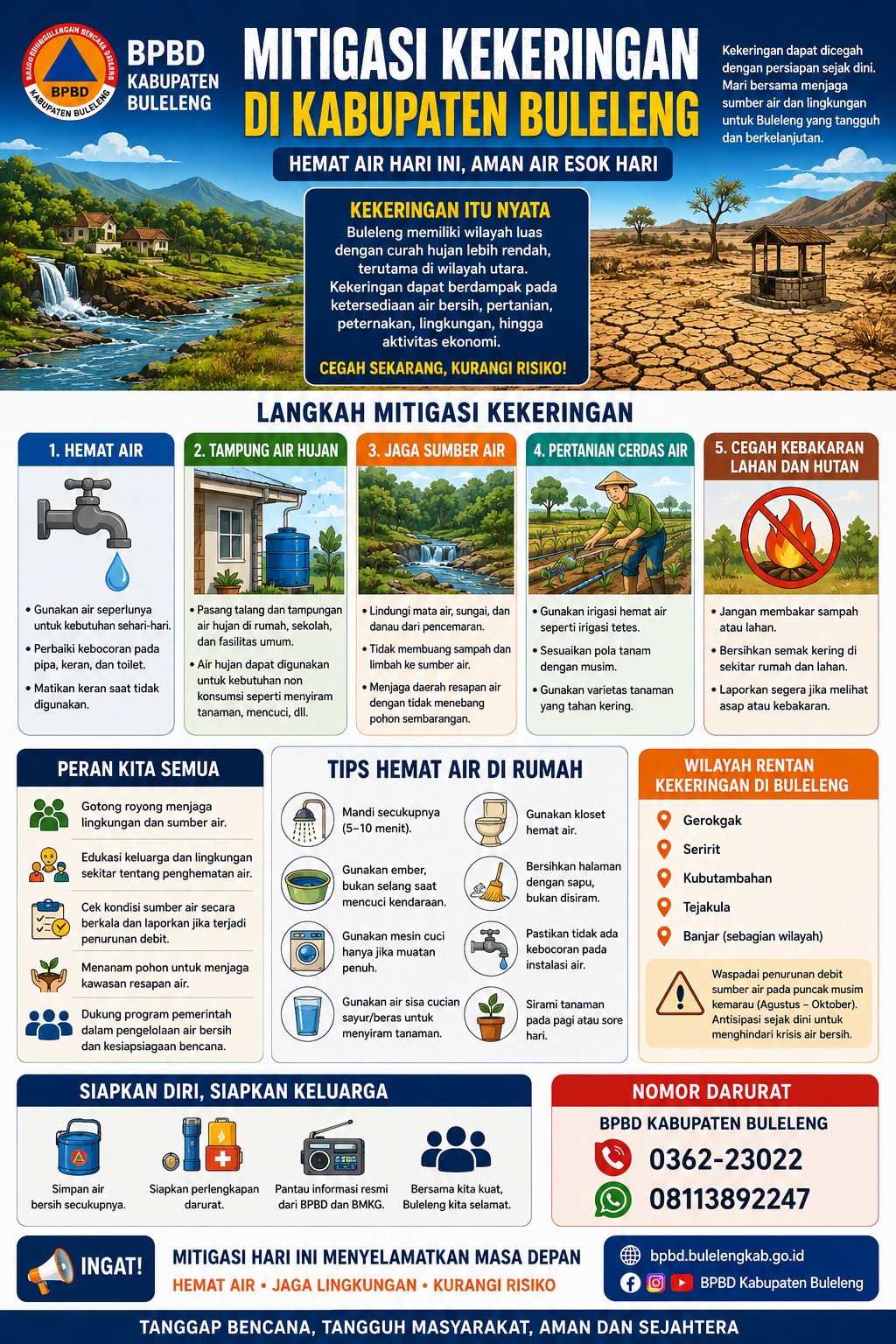 Mitigasi Kekeringan di Kabupaten Buleleng